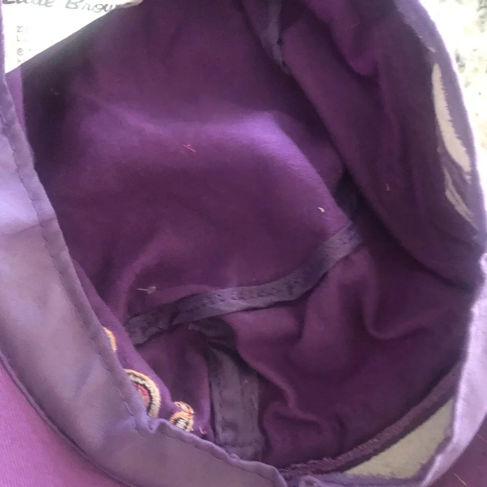 Girl Scout Brownies Collectable Purple Kids Hat with I love Heart Samosa Cookie